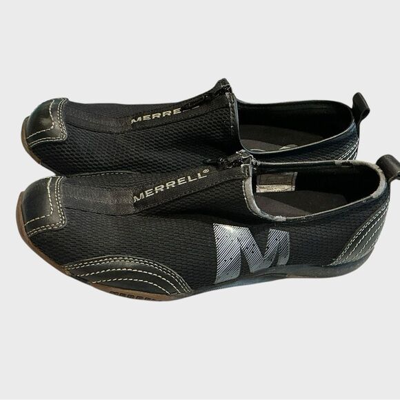 Merrell Barrado Leather Black Performance Zip J73426 - Picture 2 of 8